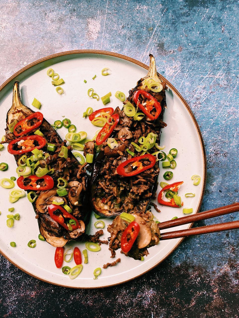 Balinese Jam Grilled Aubergine