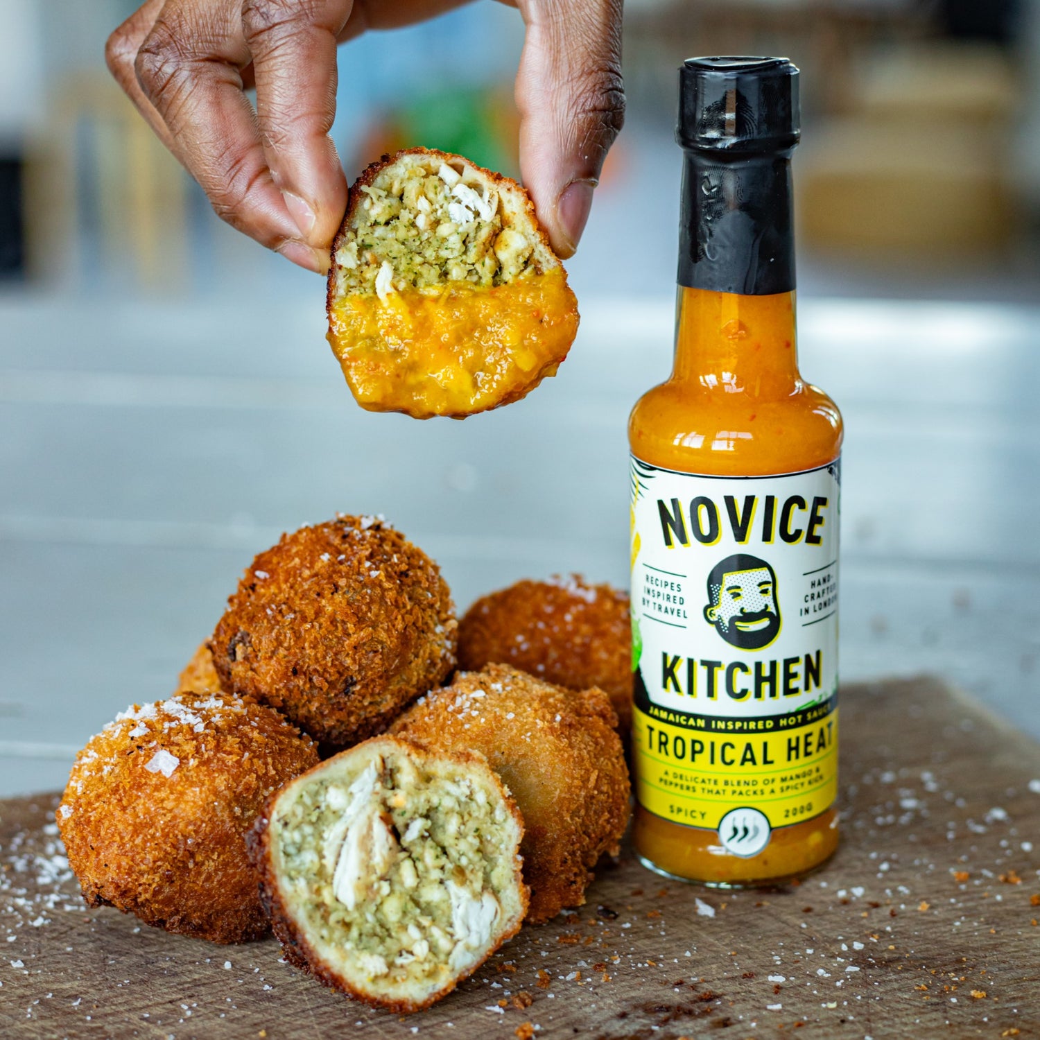 Sage and Onion Stuffing with Chicken Croquettes